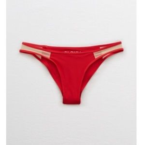 New PO Swim Cheekier Bikini Bottom AERO size Large